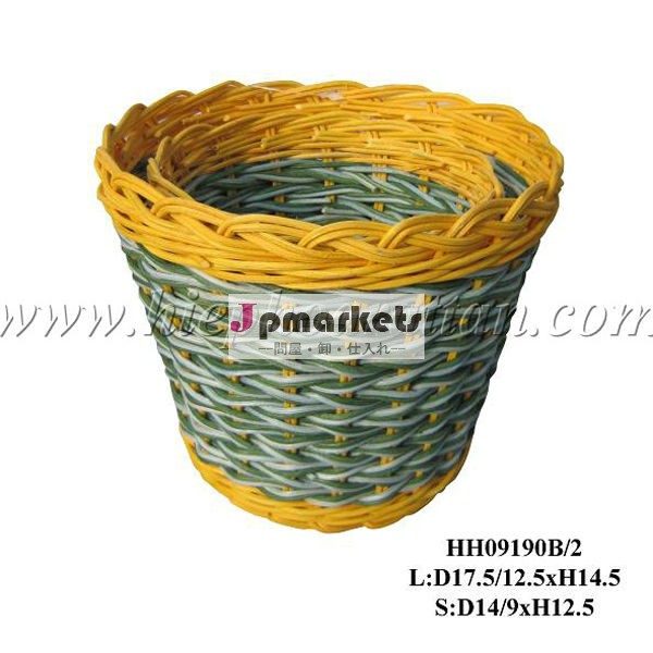 HH09190 - Round flower basket - Colorful basket問屋・仕入れ・卸・卸売り