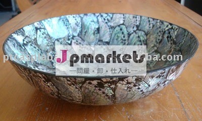 アワビシェル美術大きなボウル問屋・仕入れ・卸・卸売り