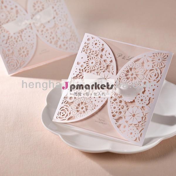 理想的な製品ウエディングカードweisimeiウェスタンスタイルの結婚式の招待状のカード問屋・仕入れ・卸・卸売り