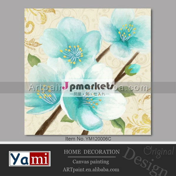 販売のための美しいキャンバス油絵画像花問屋・仕入れ・卸・卸売り
