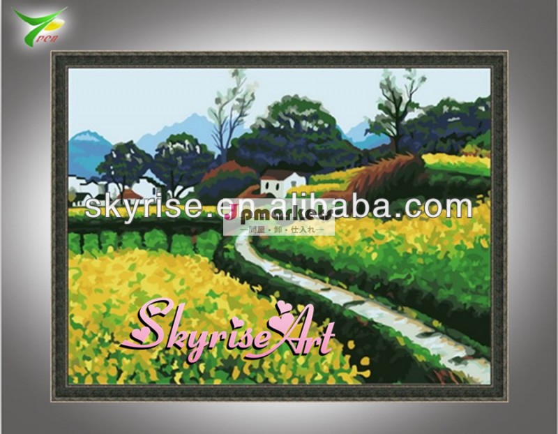 フィールドと数字でペイントgardensoil30*40e077現代油絵問屋・仕入れ・卸・卸売り