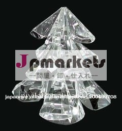 エレガントな水晶クリスマスの飾り、 クリスタルクリスマスギフト、 クリスタルギフト問屋・仕入れ・卸・卸売り