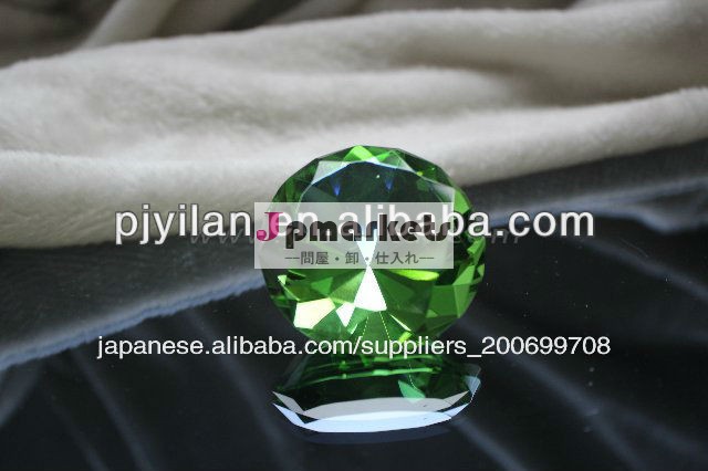 素敵なガラス着色されたダイヤモンド結晶ダイヤモンド結晶ダイヤモンド形の文鎮問屋・仕入れ・卸・卸売り