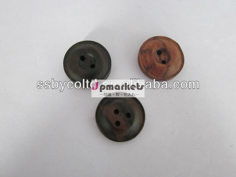 工場価格のバルク30mm黒ボタン木装飾中国ではボタン問屋・仕入れ・卸・卸売り