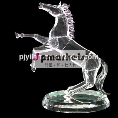 素敵なガラスクリスタル馬、 結晶の馬の工芸品ギフト、 結晶の馬の置物問屋・仕入れ・卸・卸売り