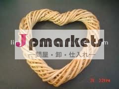 ハート形の柳の装飾問屋・仕入れ・卸・卸売り