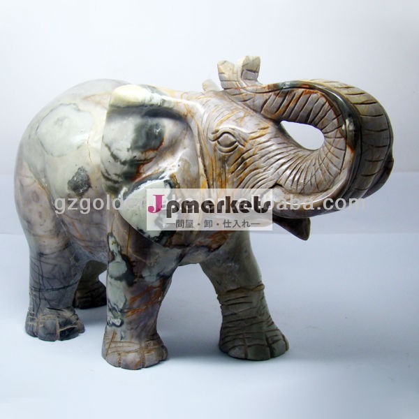 彫刻が施された象の宝石彫刻問屋・仕入れ・卸・卸売り