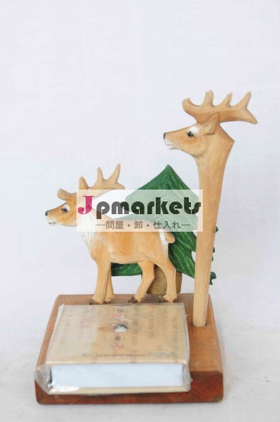 熱い販売の装飾屋内物品europenのアメリカの家具セットの動物の鹿手- のボールペンを作った木材工芸品問屋・仕入れ・卸・卸売り