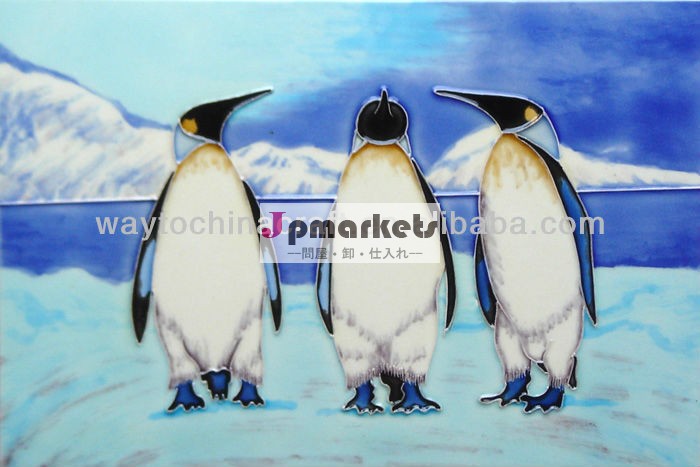 タイルセラミック画像が付いている美しいペンギンデザイン問屋・仕入れ・卸・卸売り