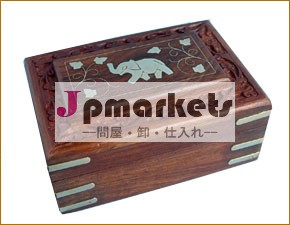新しいインドの木箱|アンティークの木製ボックス|木彫りボックス問屋・仕入れ・卸・卸売り