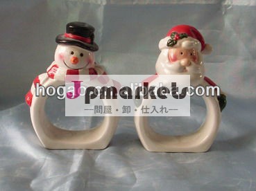 セラミッククリスマスナプキンリング問屋・仕入れ・卸・卸売り