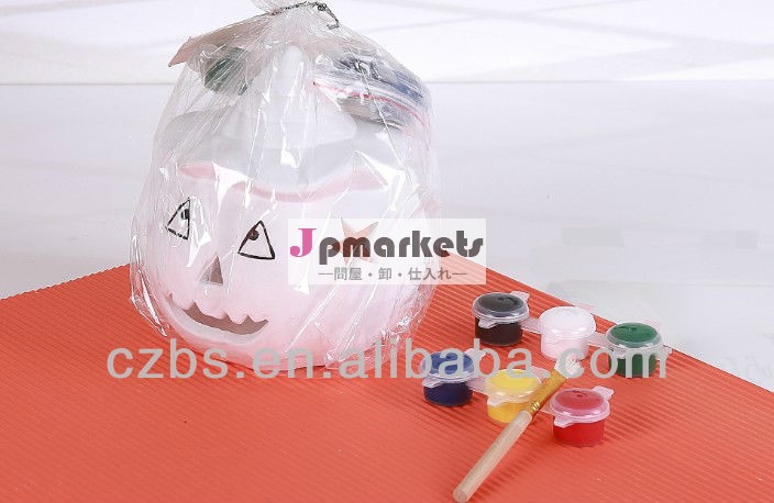子供用の贈り物の装飾diyハロウィーンビスク未塗装セラミックス問屋・仕入れ・卸・卸売り