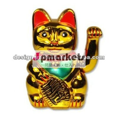 黄金のセラミックまねきねこ日本問屋・仕入れ・卸・卸売り