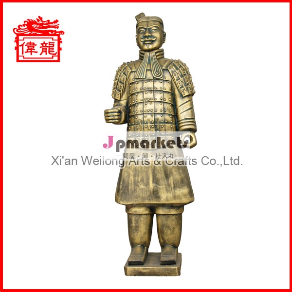中国手作りの陶器の家の装飾120センチメートルcrft兵馬俑レプリカ良いイミテーションの兵士問屋・仕入れ・卸・卸売り