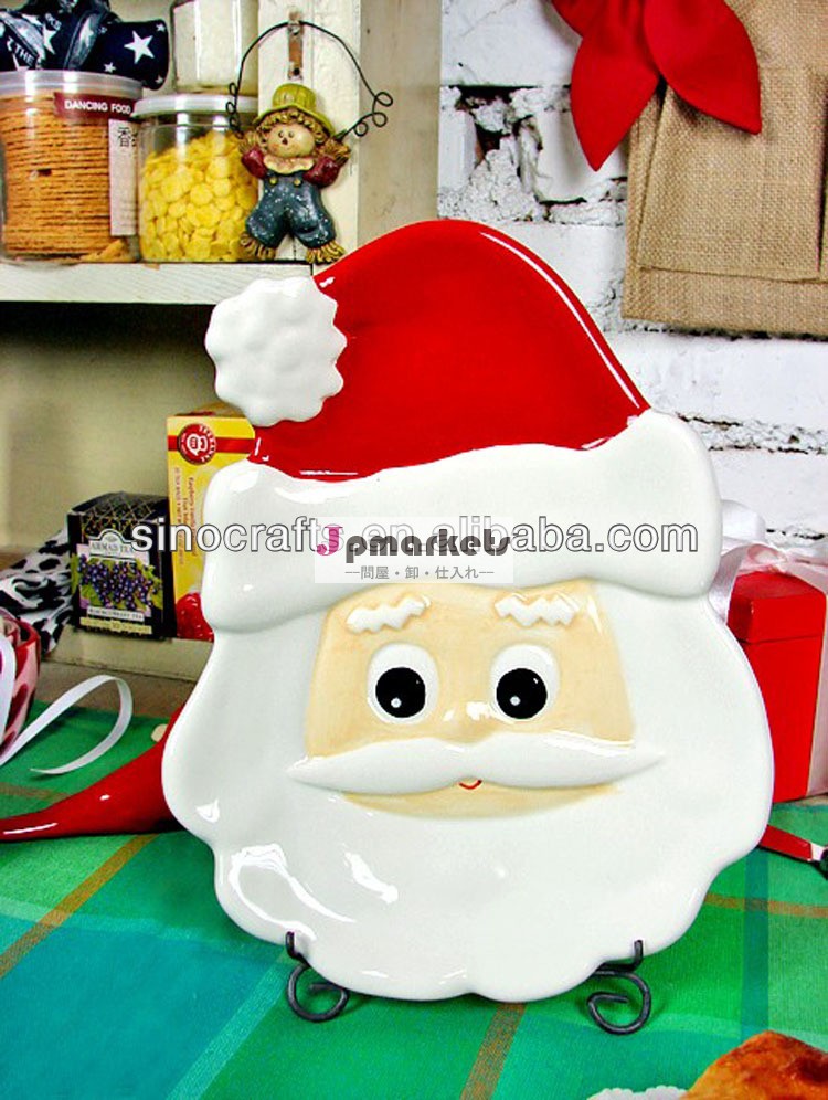 カスタマイズセラミックhandpaintクリスマスサンタクッキージャー問屋・仕入れ・卸・卸売り