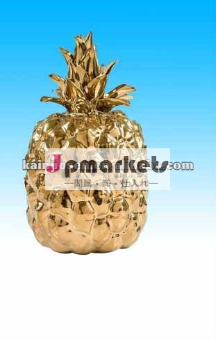 金の陶磁器のパイナップル彫刻問屋・仕入れ・卸・卸売り