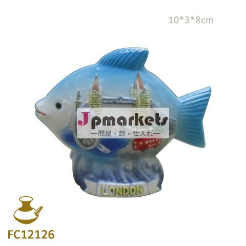 セラミックfc12126魚の置物の庭の装飾問屋・仕入れ・卸・卸売り