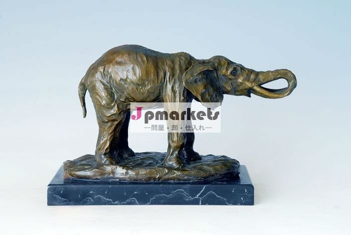 ロストワックスの彫刻tpalから106ブロンズ動物彫刻キャストブロンズ象像問屋・仕入れ・卸・卸売り