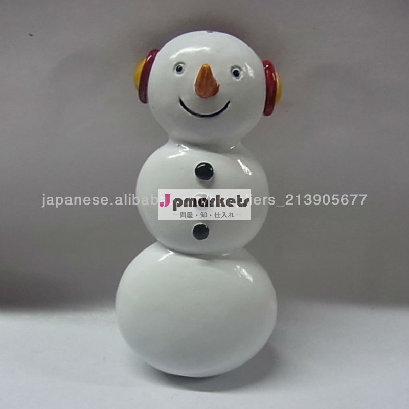 かわいいサプライヤー出口ポリレジン雪だるま,クリスマスツリーの飾り問屋・仕入れ・卸・卸売り