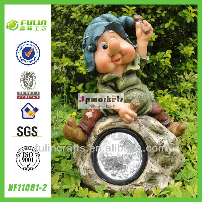 ユニークなガーデン樹脂のgnome太陽の光問屋・仕入れ・卸・卸売り