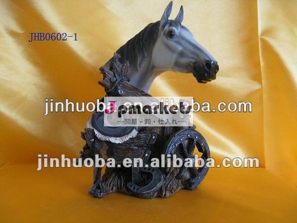 芸術的な樹脂の馬の頭の装飾工芸品問屋・仕入れ・卸・卸売り