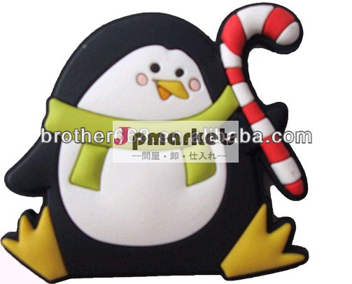 素敵なクリスマスペンギンソフトpvc冷蔵庫用マグネット問屋・仕入れ・卸・卸売り