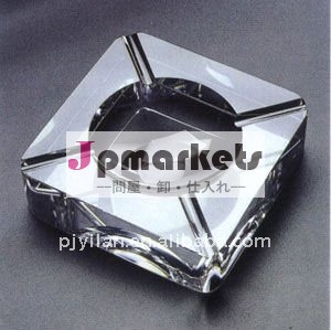 完璧な平方銀透明なクリアクリスタル灰皿問屋・仕入れ・卸・卸売り