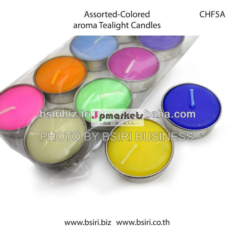 Assorted-Colored aroma Tealight Candles問屋・仕入れ・卸・卸売り