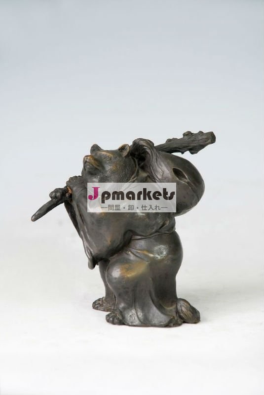 ブロンズ動物彫刻アートtpal- 048アンティークブロンズ像問屋・仕入れ・卸・卸売り