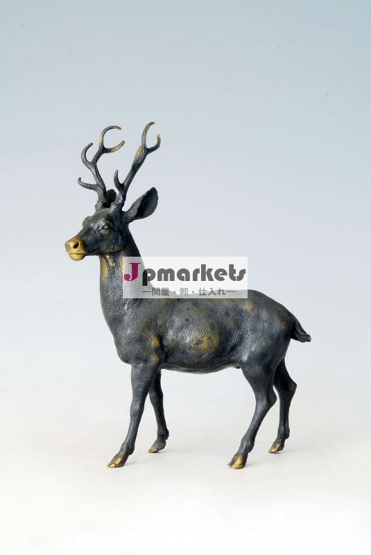 ブロンズ鹿の彫刻卸売tpal- 032ブロンズ鹿の像販売のためのロストワックス問屋・仕入れ・卸・卸売り
