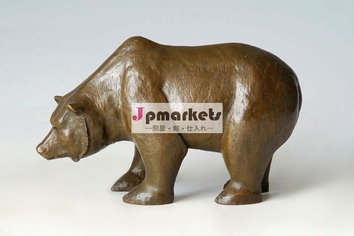 青銅動物像販売ブロンズクマの像tpal- 140青銅の像の動物問屋・仕入れ・卸・卸売り