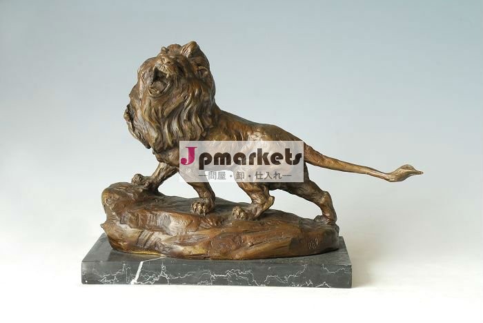 高品質のブロンズの彫刻tpal- 081ライオンの彫刻ライオン販売のための彫像問屋・仕入れ・卸・卸売り