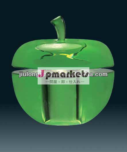 緑のリンゴヒット商品設計されたクリスタル香水瓶問屋・仕入れ・卸・卸売り