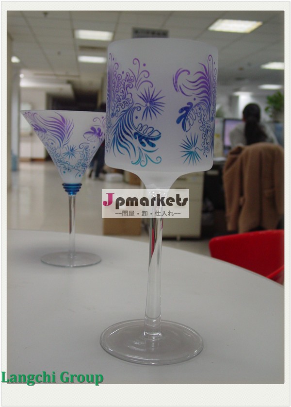 手作りモザイクガラスロング- 茎のキャンドルホルダー問屋・仕入れ・卸・卸売り