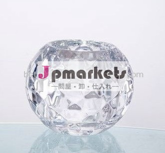 装飾のための手を押すガラスのキャンドルホルダー問屋・仕入れ・卸・卸売り