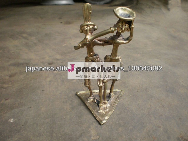 brass hand crafted handicraft horse pair oldest art called dhokra問屋・仕入れ・卸・卸売り
