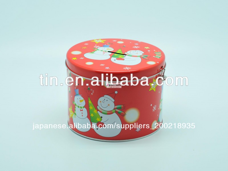クリスマススタイルマネーブリキの箱ロック問屋・仕入れ・卸・卸売り