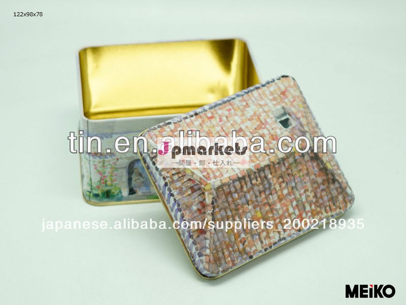 中国の家の形をしたキャンディーギフト金属缶問屋・仕入れ・卸・卸売り