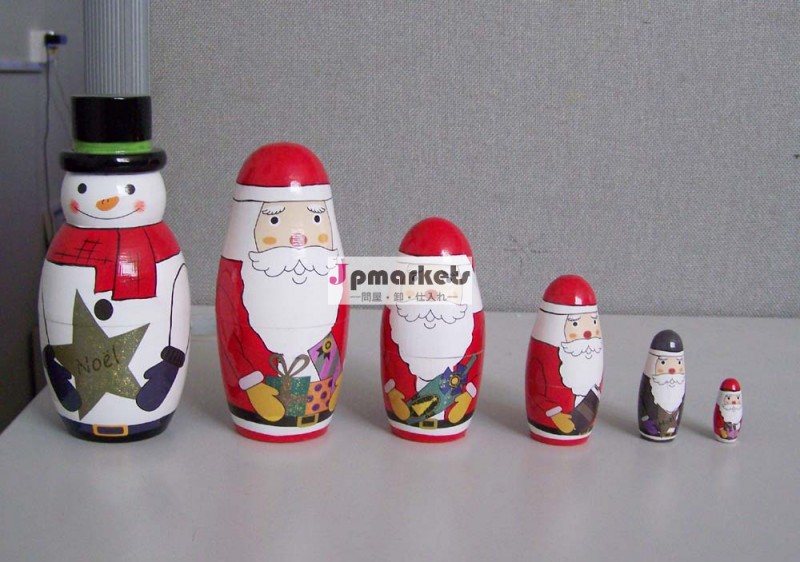 人気なクリスマスマトリョーシカフィキュア問屋・仕入れ・卸・卸売り