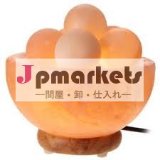 丸いボールとの火災ボウルヒマラヤ岩塩ランプ問屋・仕入れ・卸・卸売り