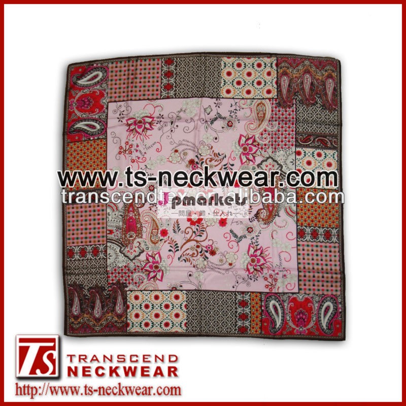 2013最も新しい設計正方形の絹のスカーフ、中国の絹のスカーフ問屋・仕入れ・卸・卸売り