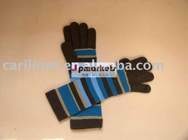 方法冬の暖かく多彩な編まれた長い手袋の工場問屋・仕入れ・卸・卸売り