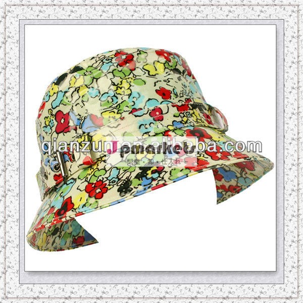ファッションカスタムフローラルフェドーラ帽を飾るために女の子のための問屋・仕入れ・卸・卸売り