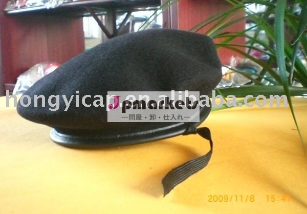 古典的な軍事ウールのベレー帽、 高品質の100％ウール問屋・仕入れ・卸・卸売り