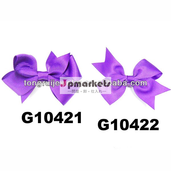 韓国手作りのかわいい紫色の髪のリボン問屋・仕入れ・卸・卸売り