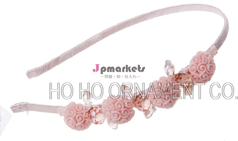 女の子のためのアクリルバラヘッドバンドヘアアクセサリー問屋・仕入れ・卸・卸売り