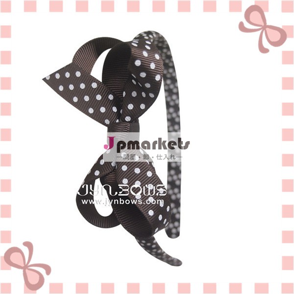 Cheaper print dot grosgrain Hairband問屋・仕入れ・卸・卸売り