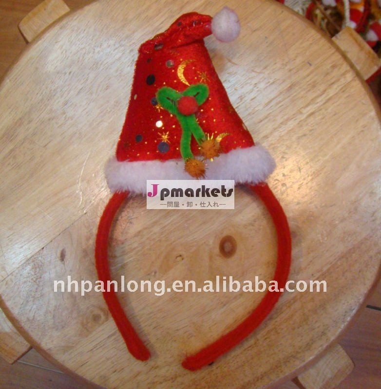 クリスマス装飾的なヘアバンドヘア製品プロの安いファッションクリスマスクリスマスヘアバンドヘアクリップ髪accessorie問屋・仕入れ・卸・卸売り