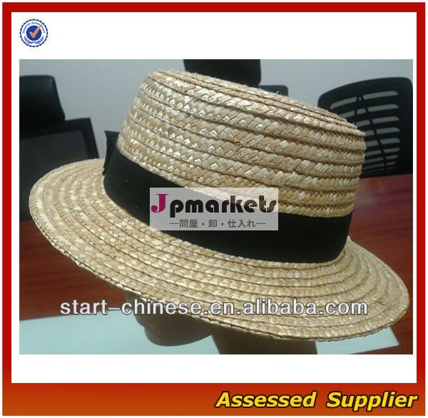 カンカン帽帽子/カンカン帽の帽子販売のための安い/paperボートに乗る人の帽子問屋・仕入れ・卸・卸売り