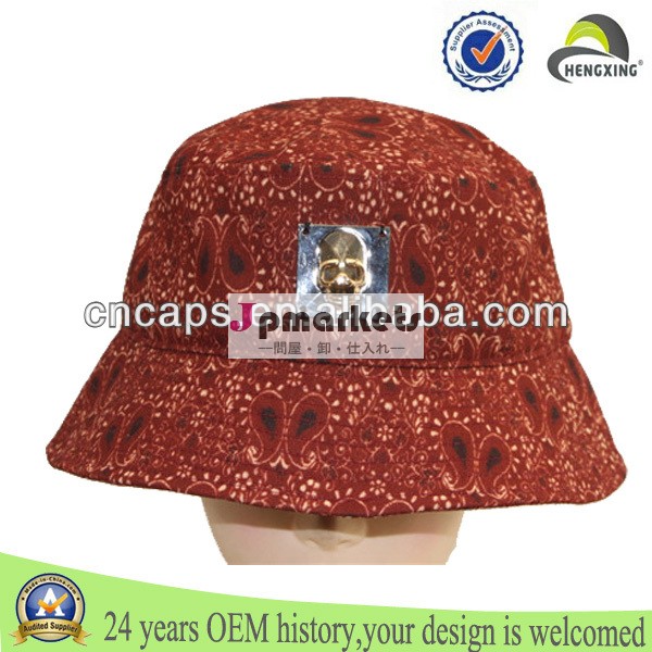 卸売空白2014年ハワイsunhatバケットキャップカスタム印刷された花のバケツの帽子問屋・仕入れ・卸・卸売り